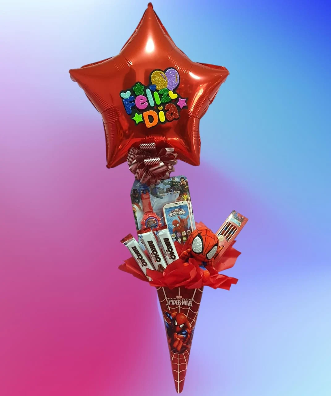 Bouquet Spider-Man - Ideal para sorprender a fans y niños