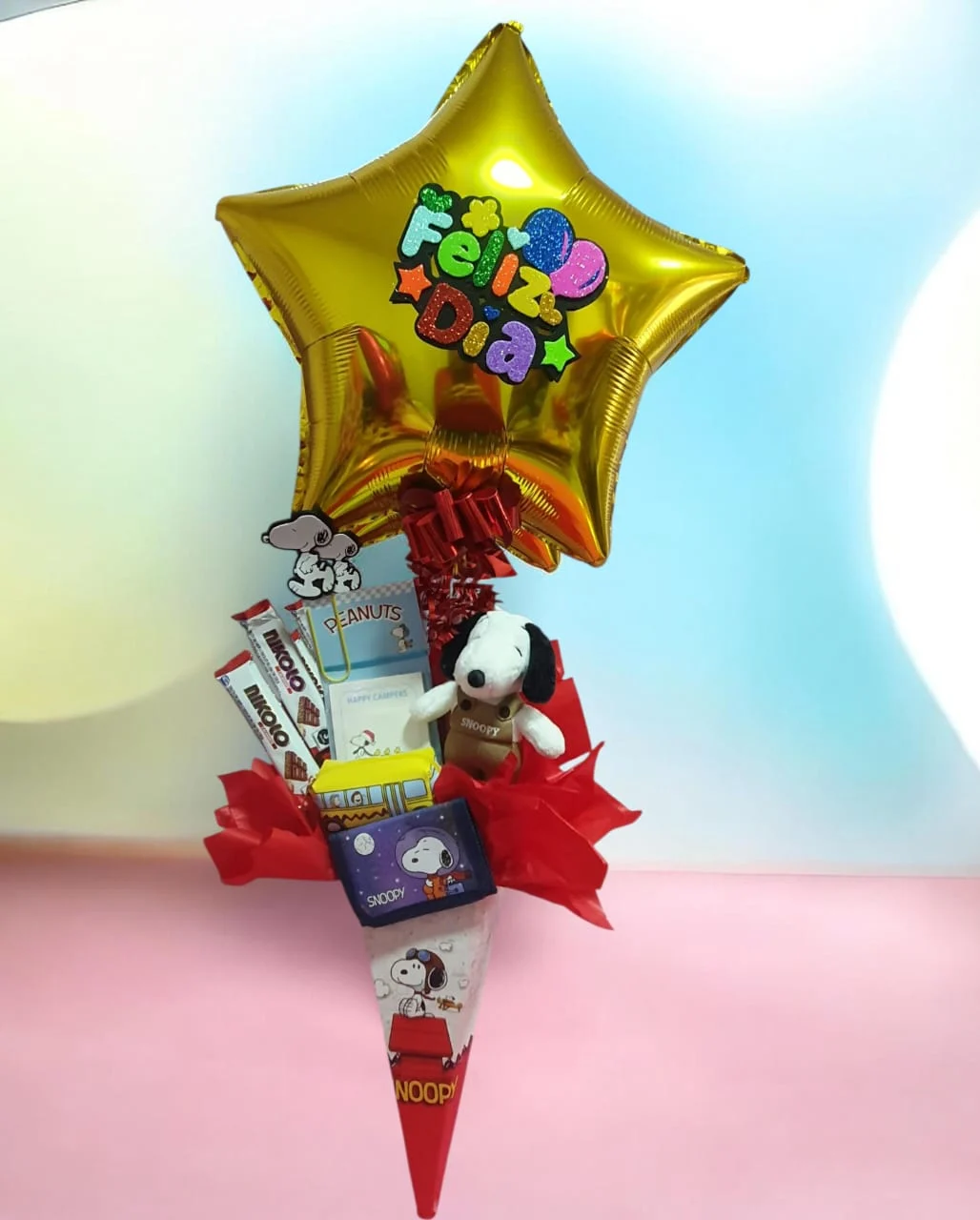 Bouquet Snoopy & Peanuts - Ideal para regalo de cumpleaños o sorpresa especial